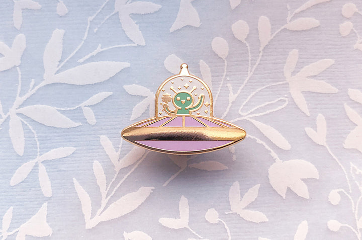 Tiny Alien Enamel Pin