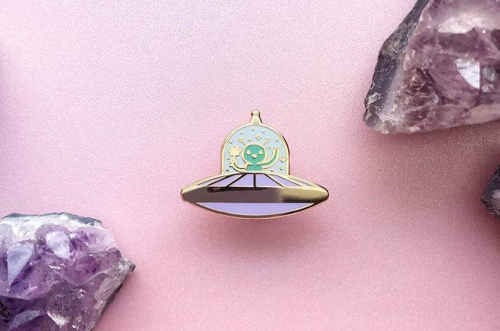 Tiny Alien Enamel Pin