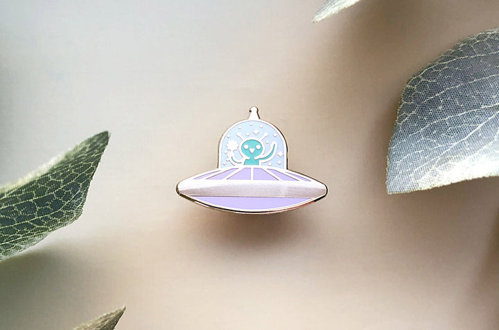 Tiny Alien Enamel Pin