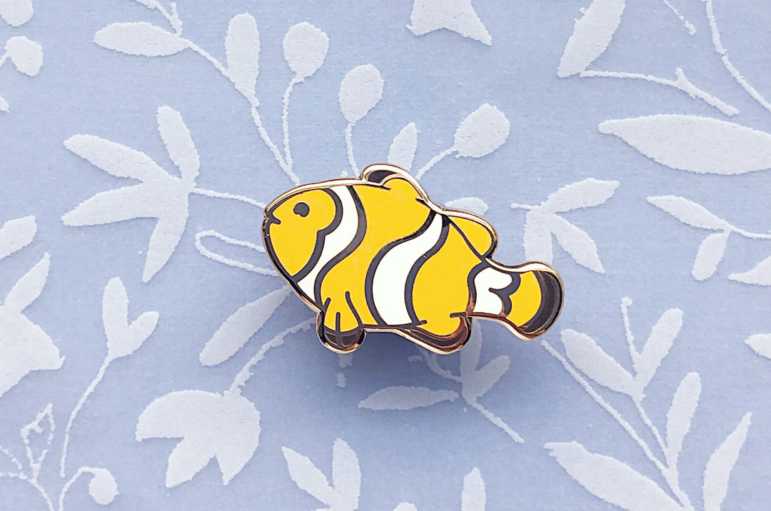 Tiny Clownfish Enamel Pin
