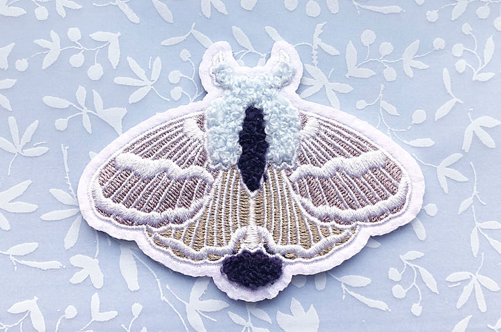 Tolype Moth Embroidered Patch