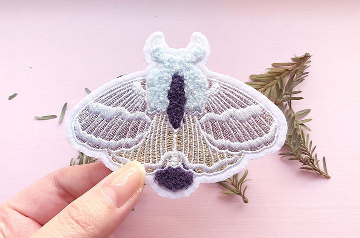 Tolype Moth Embroidered Patch