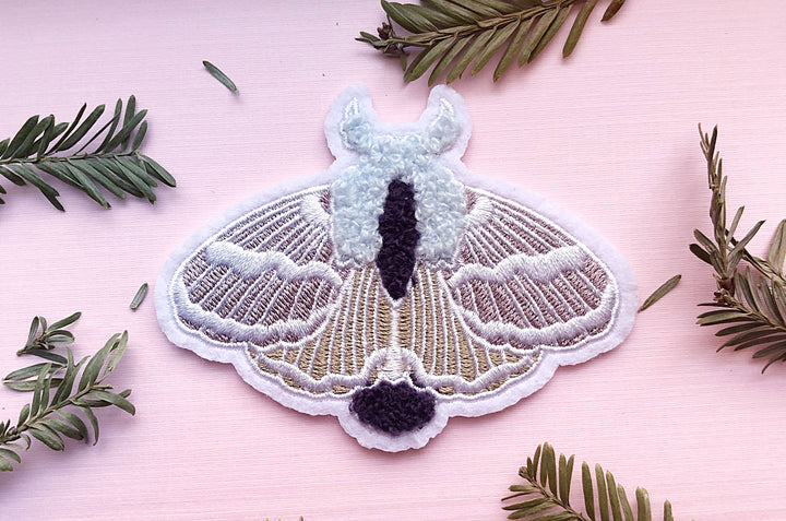 Tolype Moth Embroidered Patch