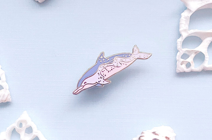 Norma Constellation Tucuxi Dolphin Enamel Pin