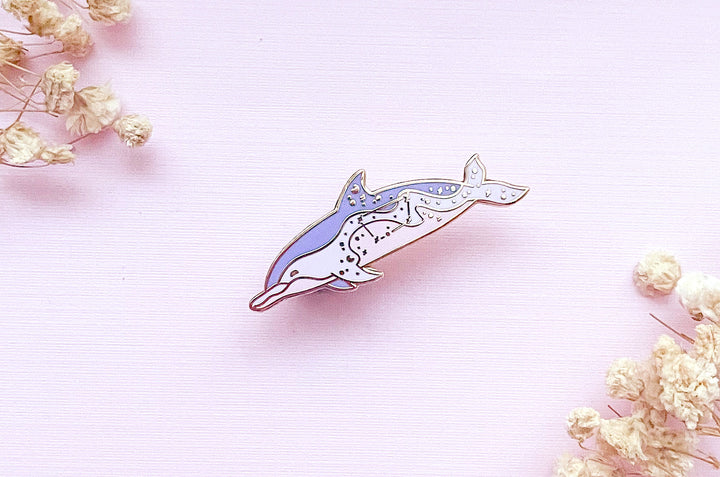 Norma Constellation Tucuxi Dolphin Enamel Pin