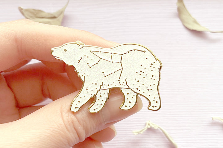 Ursa Major and Ursa Minor Enamel Pin Set