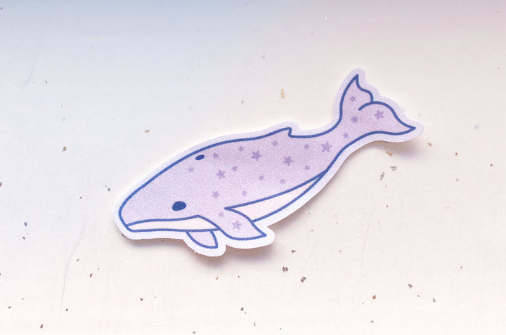 Starry Whale Microfiber Sticker