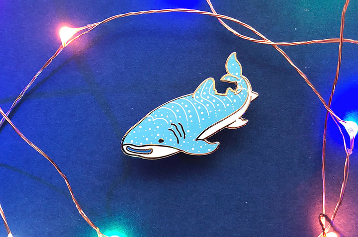 Happy Whale Shark Pin