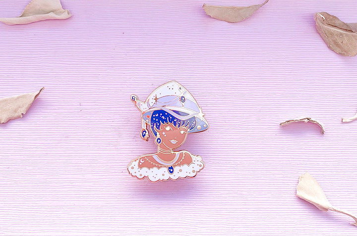 December Witch Tanzanite Enamel Pin