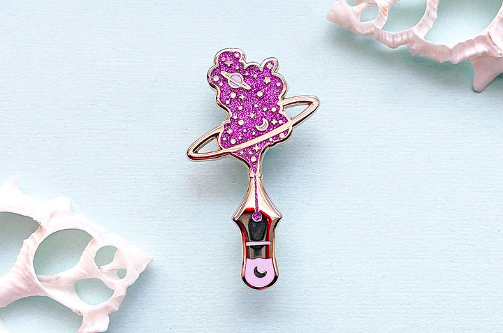 Inky Stars Enamel Pin