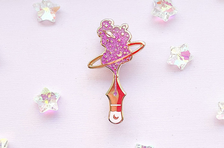 Inky Stars Enamel Pin