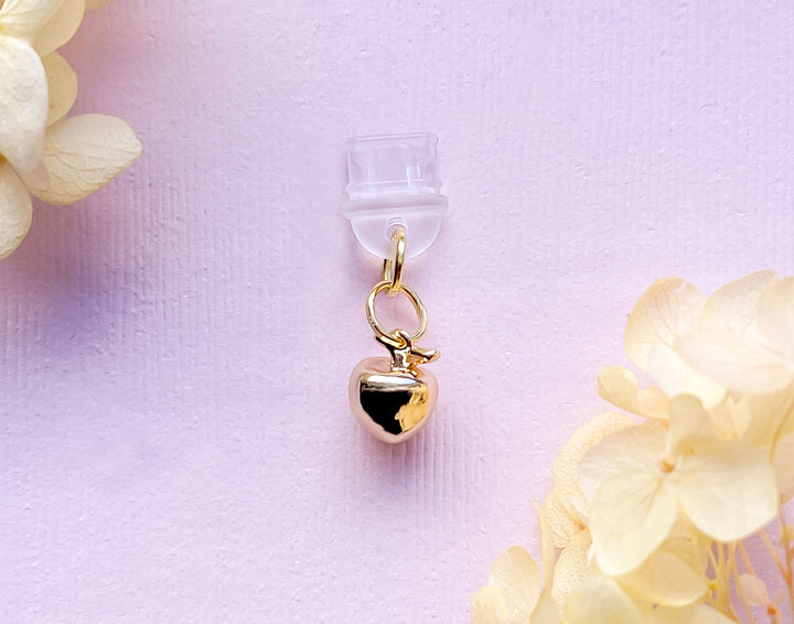 Little Golden Apple Dust Plug Charm