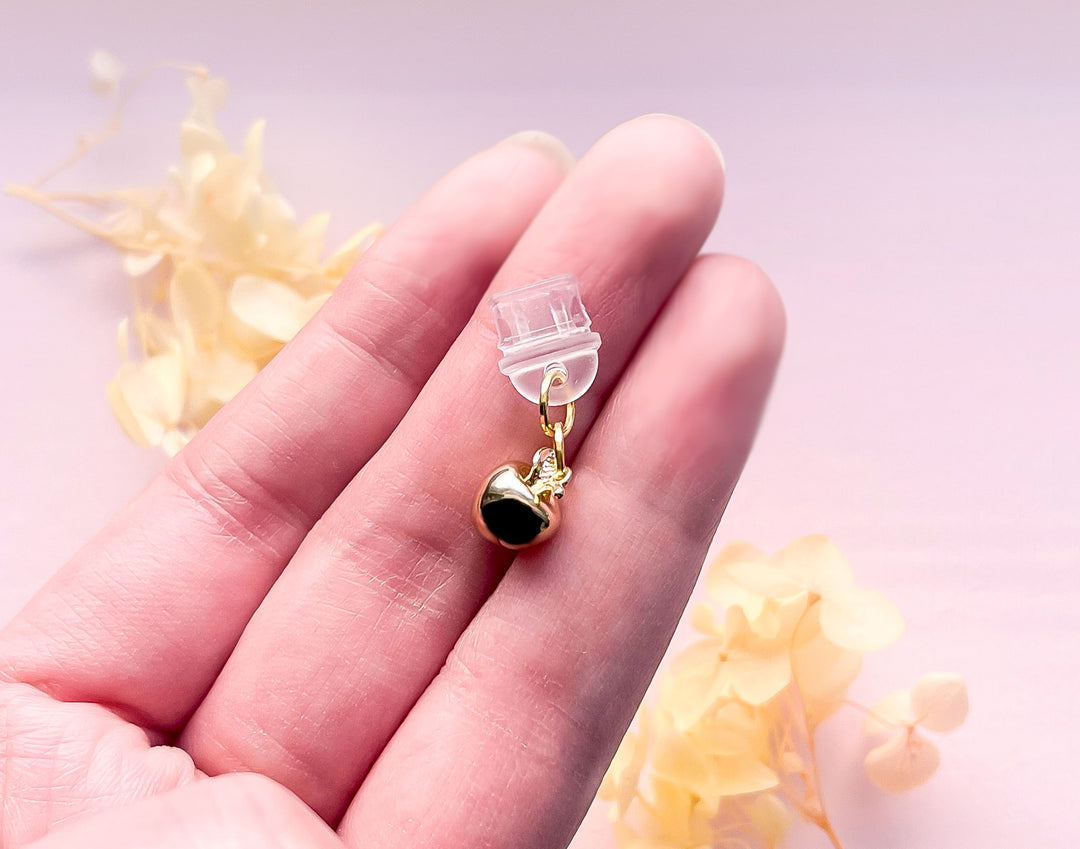 Little Golden Apple Dust Plug Charm