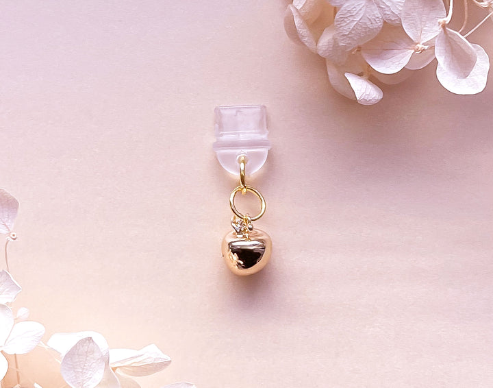 Little Golden Apple Dust Plug Charm