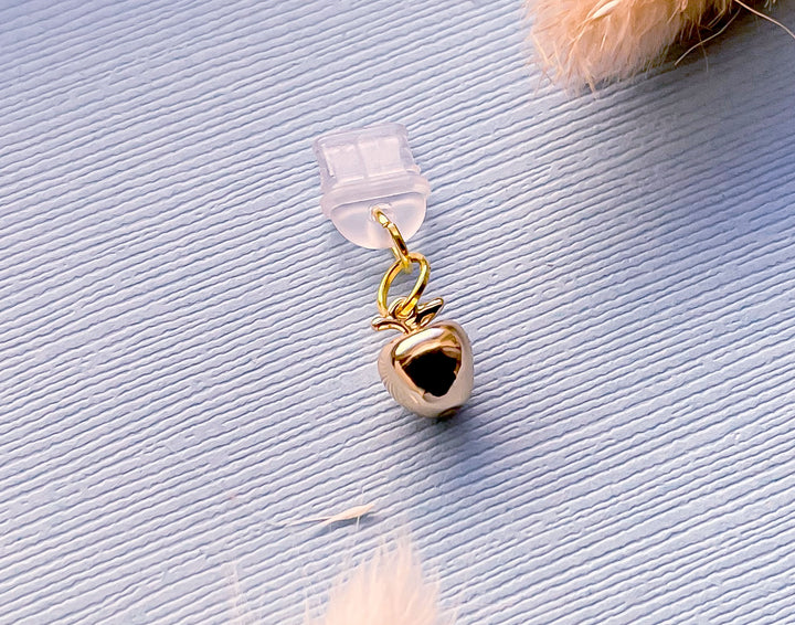 Little Golden Apple Dust Plug Charm