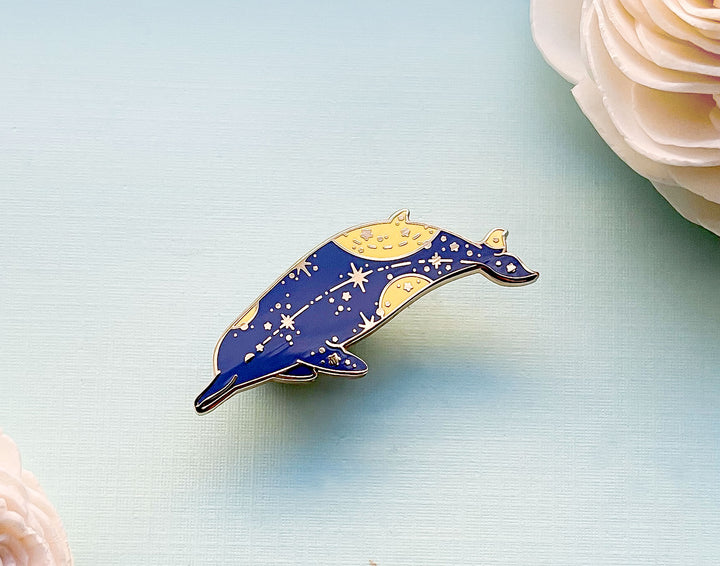 Arnoux's Beaked Whale (Star Path) Enamel Pin