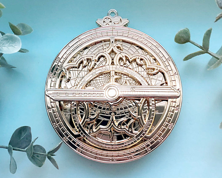 Astrolabe Star Navigator Gold Pin