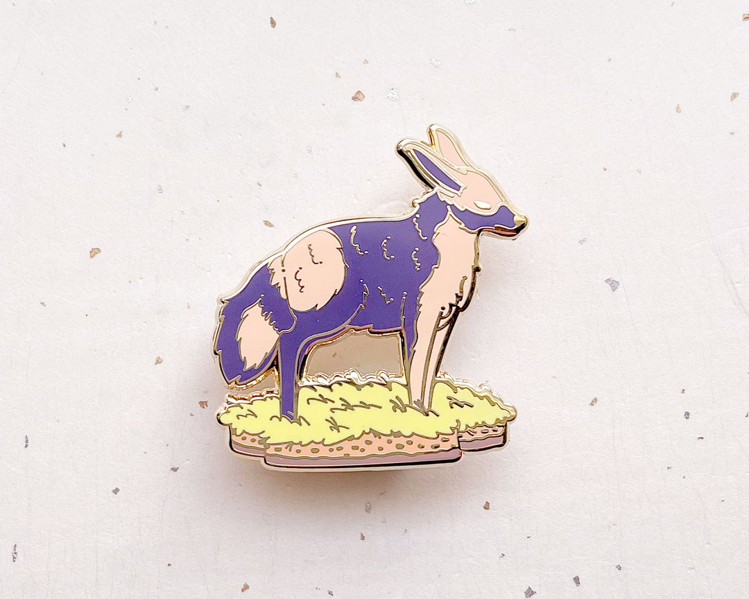 Bat-Eared Fox Enamel Pin