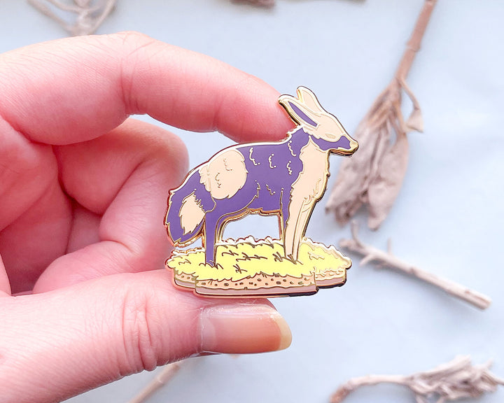 Bat-Eared Fox Enamel Pin (Seconds)