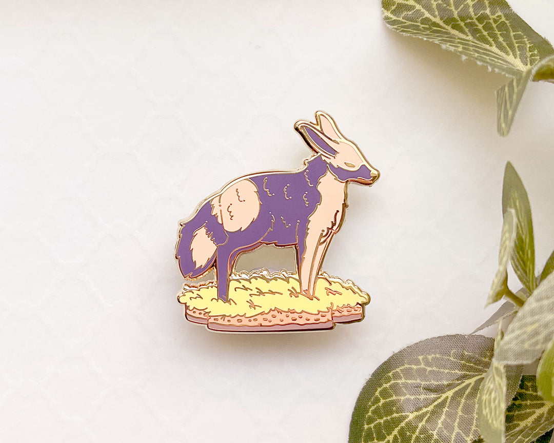 Bat-Eared Fox Enamel Pin (Seconds)