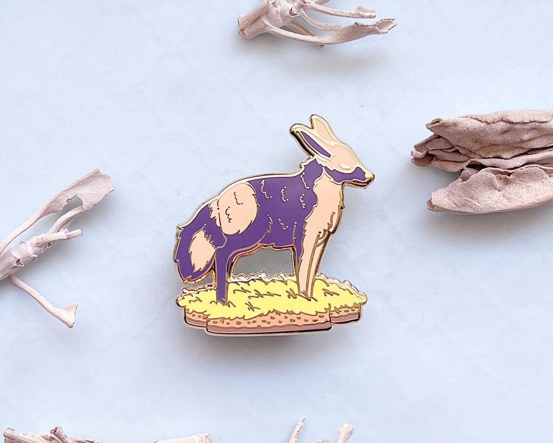 Bat-Eared Fox Enamel Pin (Seconds)