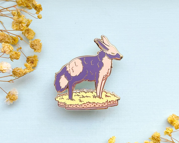 Bat-Eared Fox Enamel Pin