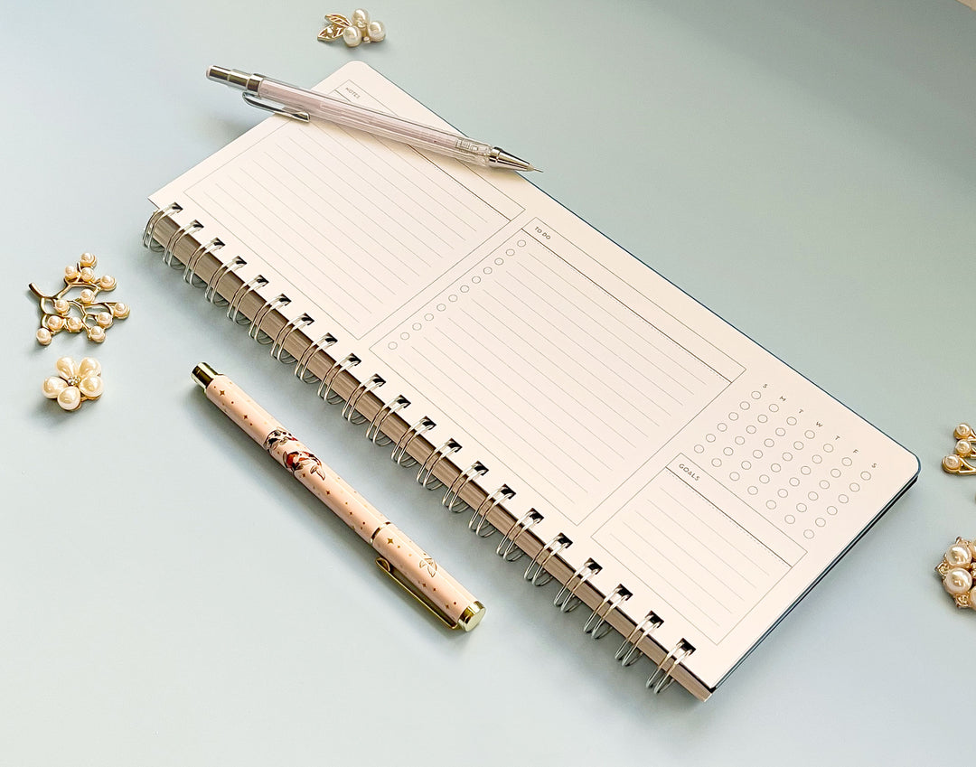 Booby (Sulids) Birds Patterned Weekly Planner