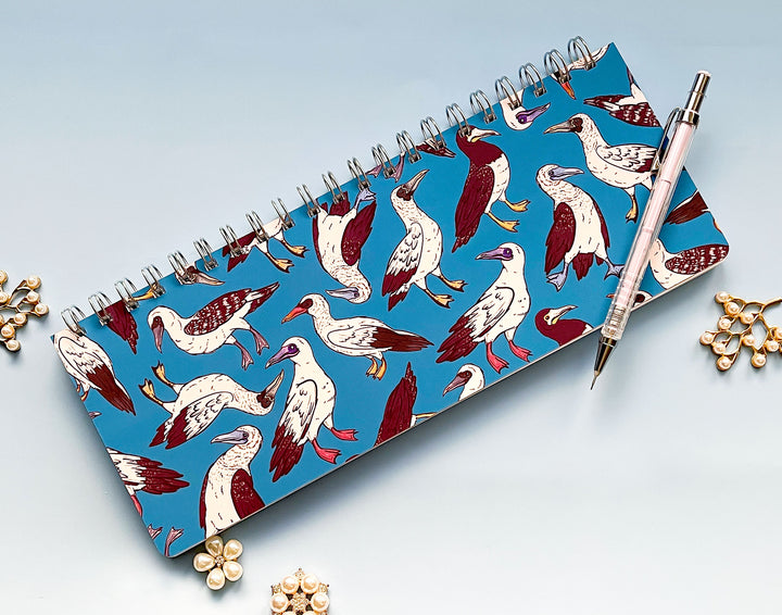 Booby (Sulids) Birds Patterned Weekly Planner
