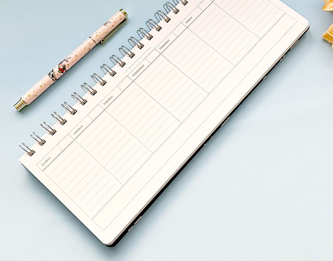 Booby (Sulids) Birds Patterned Weekly Planner
