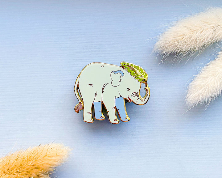 Baby Asian Elephant Enamel Pin