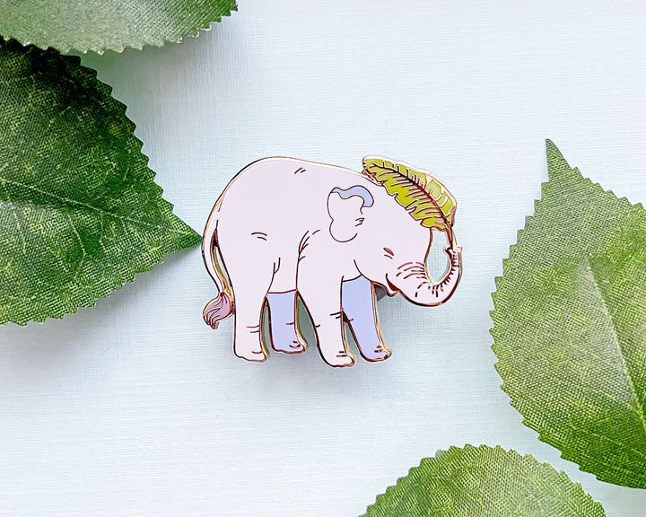 Baby Asian Elephant Enamel Pin