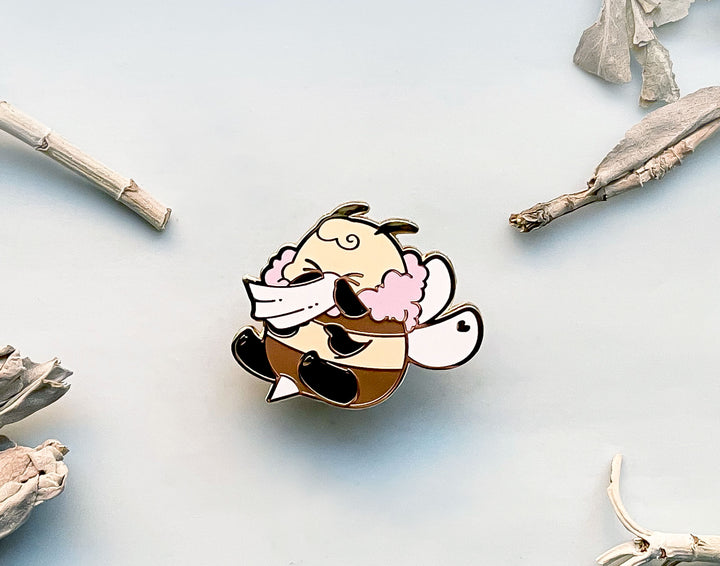 Bee's Sneeze Enamel Pin