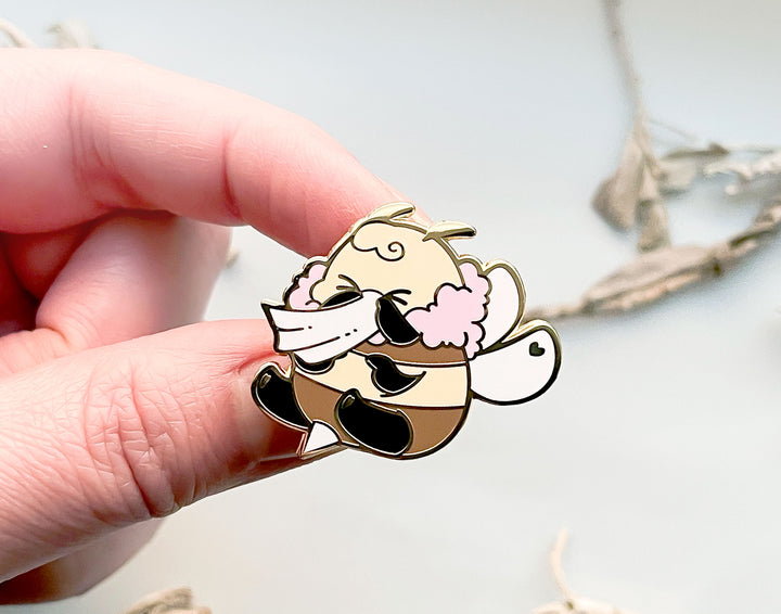 Bee's Sneeze Enamel Pin