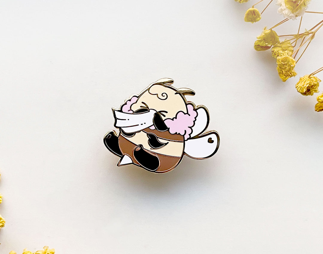 Bee's Sneeze Enamel Pin