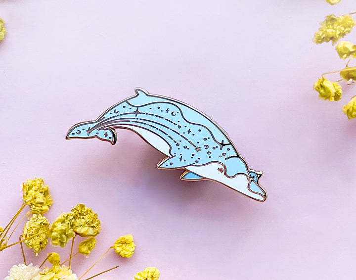 Blainville's Beaked Whale (Falling Stars) Enamel Pin
