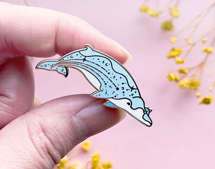 Blainville's Beaked Whale (Falling Stars) Enamel Pin
