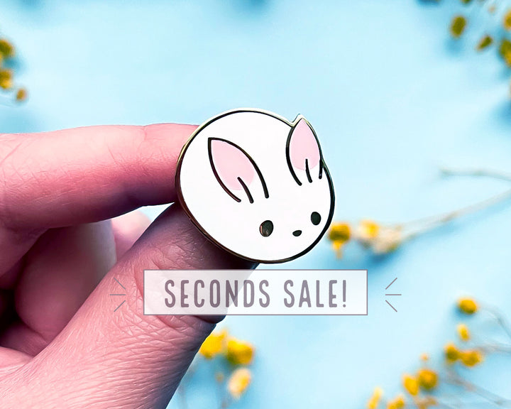 Bunny Bun Enamel Pin (Seconds)