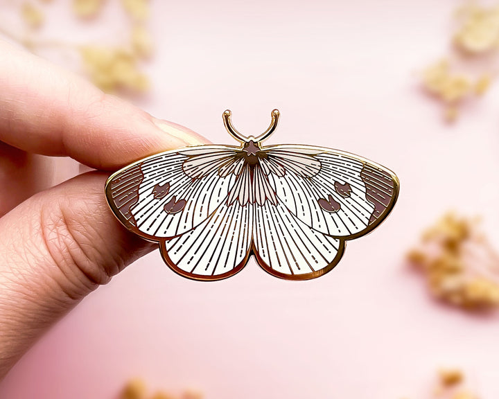 Cabbage Butterfly (Pieris rapae) Enamel Pin