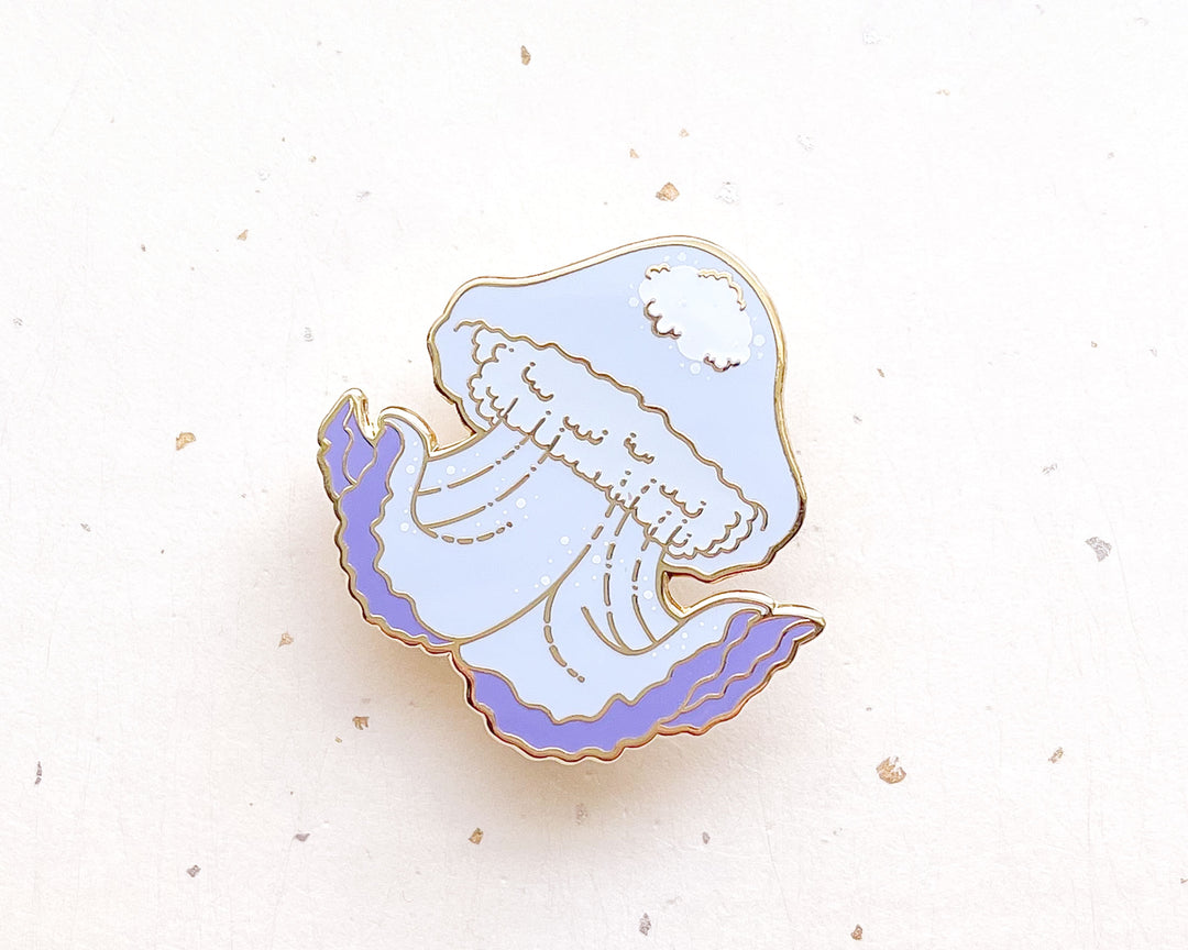 Cannonball Jellyfish Enamel Pin