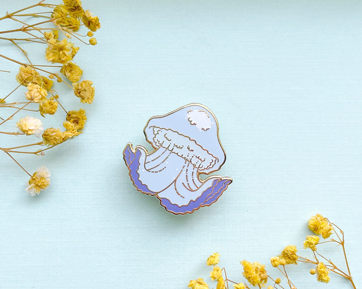 Cannonball Jellyfish Enamel Pin