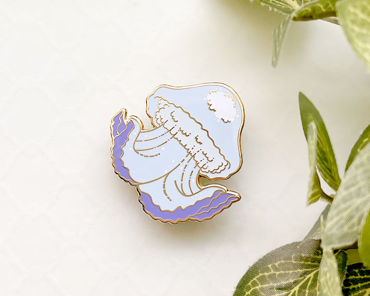 Cannonball Jellyfish Enamel Pin