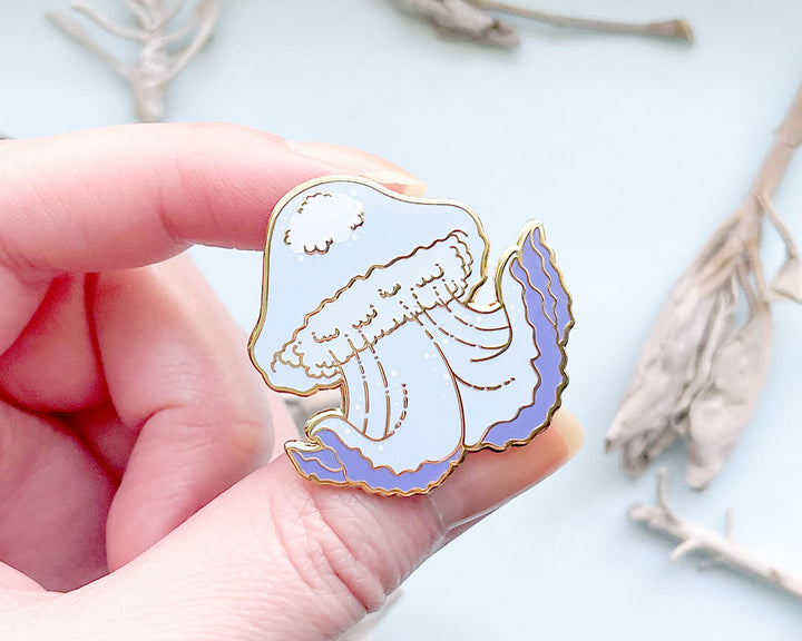 Cannonball Jellyfish Enamel Pin
