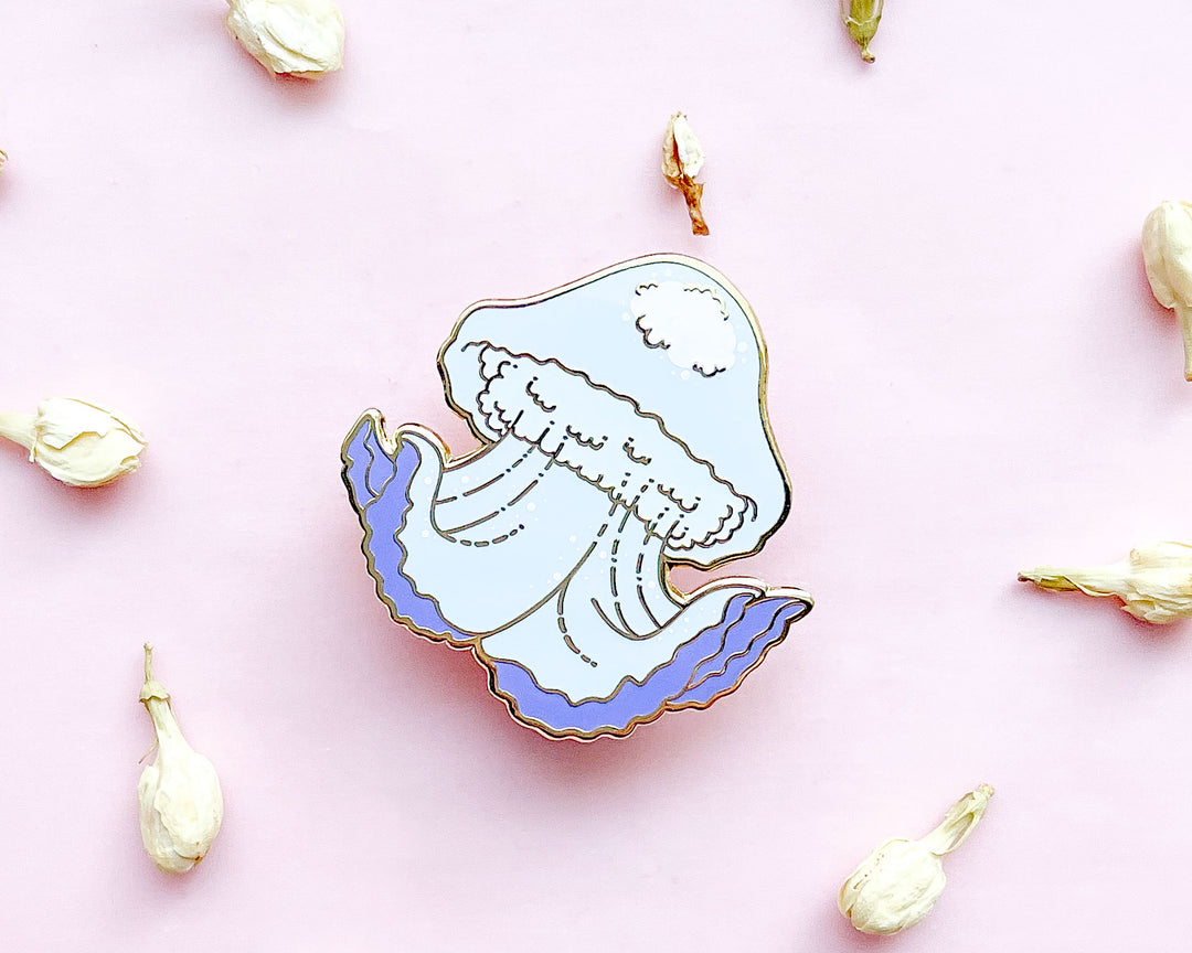 Cannonball Jellyfish Enamel Pin