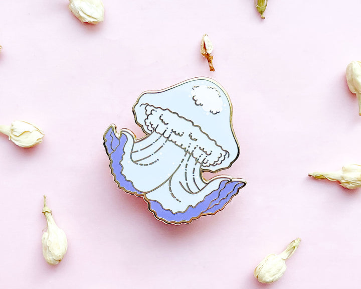 Cannonball Jellyfish Enamel Pin