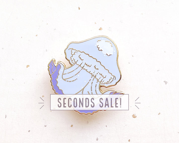 Cannonball Jellyfish Enamel Pin (Seconds)