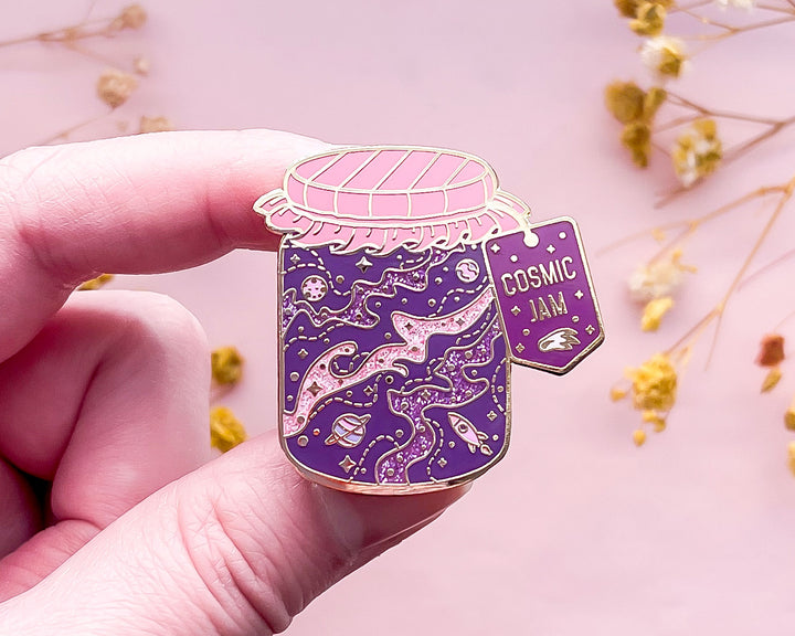 Cosmic Jam Enamel Pin