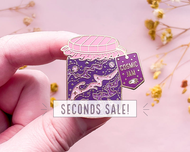 Cosmic Jam Enamel Pin (Seconds)