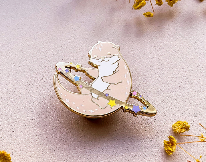 Cosmic Otter Enamel Pin