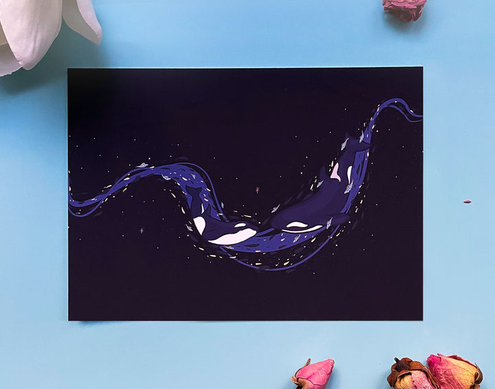 The Creation of Orca Art Print