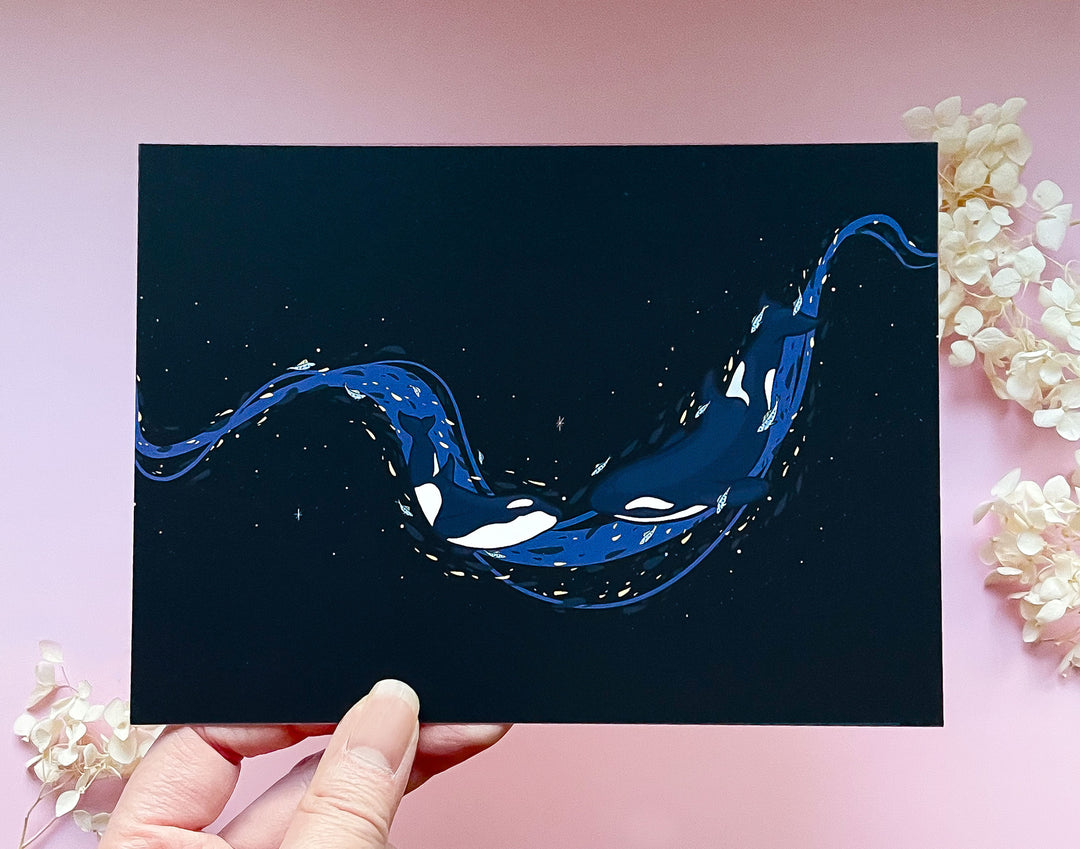 The Creation of Orca Art Print